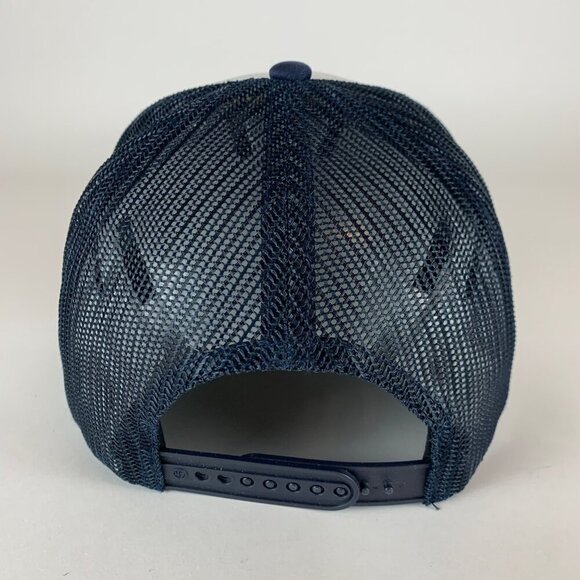 California Angels White Navy Blue 47 Brand Cooperstown Collection Trucker Hat - Picture 3 of 6